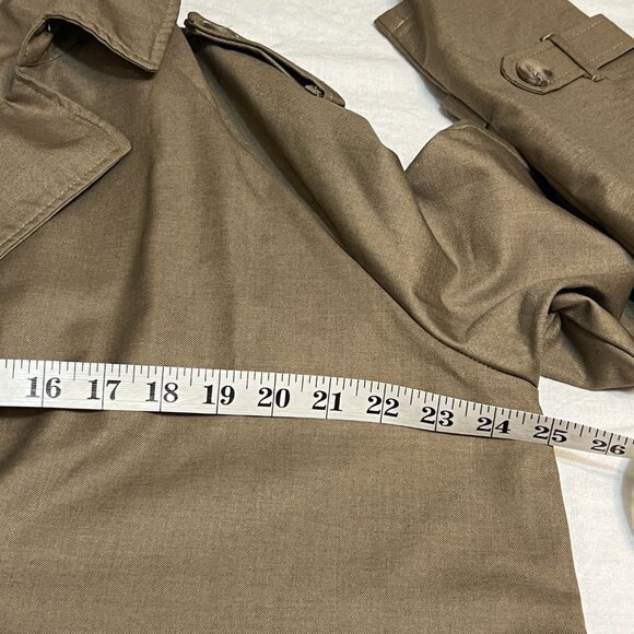 NWT Lioness Trencherous Trench Coat Beige XL Classic Double-Breasted Belted - Picture 7 of 9